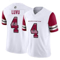 Yuxns W.Commanders #4 Frankie Luvu Player Arctic Camo Salute to Service Hoodies Stitched Jerseys