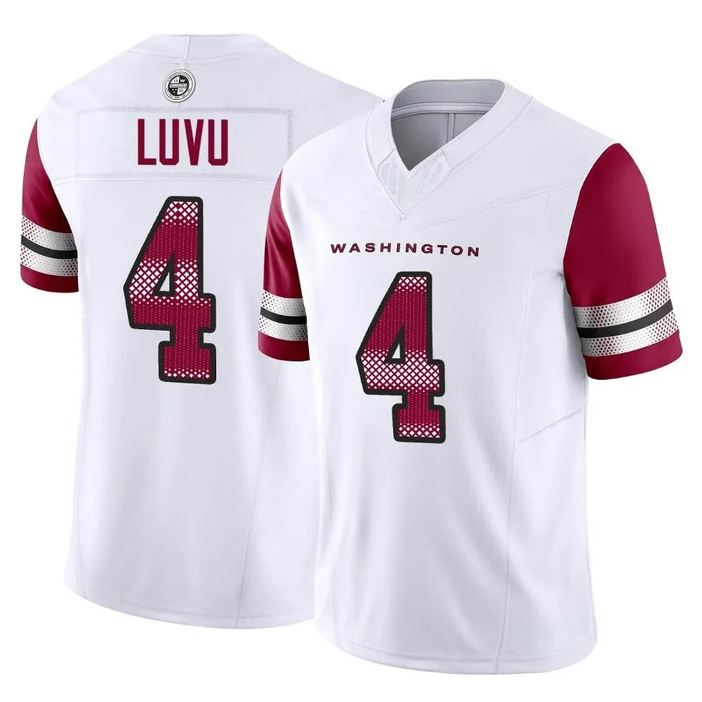 Yuxns W.Commanders #4 Frankie Luvu Player Arctic Camo Salute to Service Hoodies Stitched Jerseys