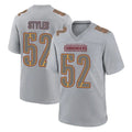 Yuxns W.Commanders #52 Sonny Styles Player Gray Atmosphere Fashion Home Game Stitched Jerseys