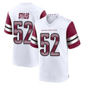 Yuxns W.Commanders #52 Sonny Styles Player White Game Home Stitched Jerseys