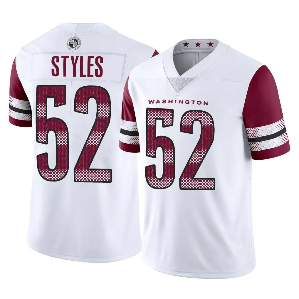 Yuxns W.Commanders #52 Sonny Styles Player White Limited Vapor Home Game Stitched Jerseys