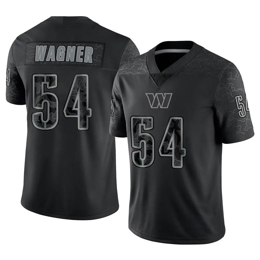 Yuxns W.Commanders #54 Bobby Wagner Player Black RFLCTV Limited Stitched Jerseys