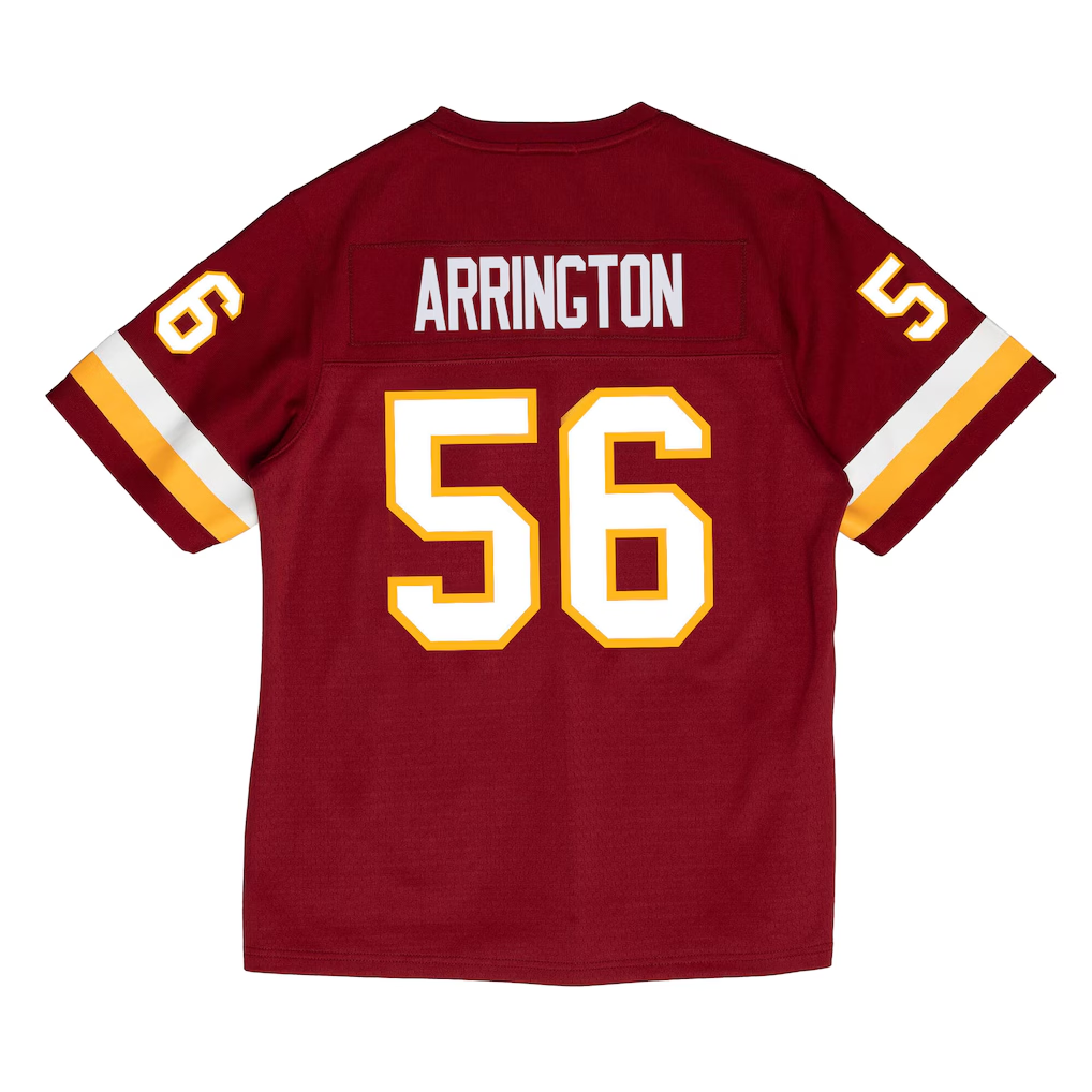 Yuxns W.Commanders #56 LaVar Arrington Mitchell & Ness Burgundy 2001 Legacy Throwback Replica Puhic Game Stitched Jerseys