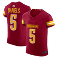 Yuxns W.Commanders #5 Jayden Daniels Burgundy Team Vapor F.U.S.E. Elite Stitched Jerseys