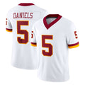 Yuxns W.Commanders #5 Jayden Daniels Player White Limited Vapor F.U.S.E. Home Game Stitched Jerseys