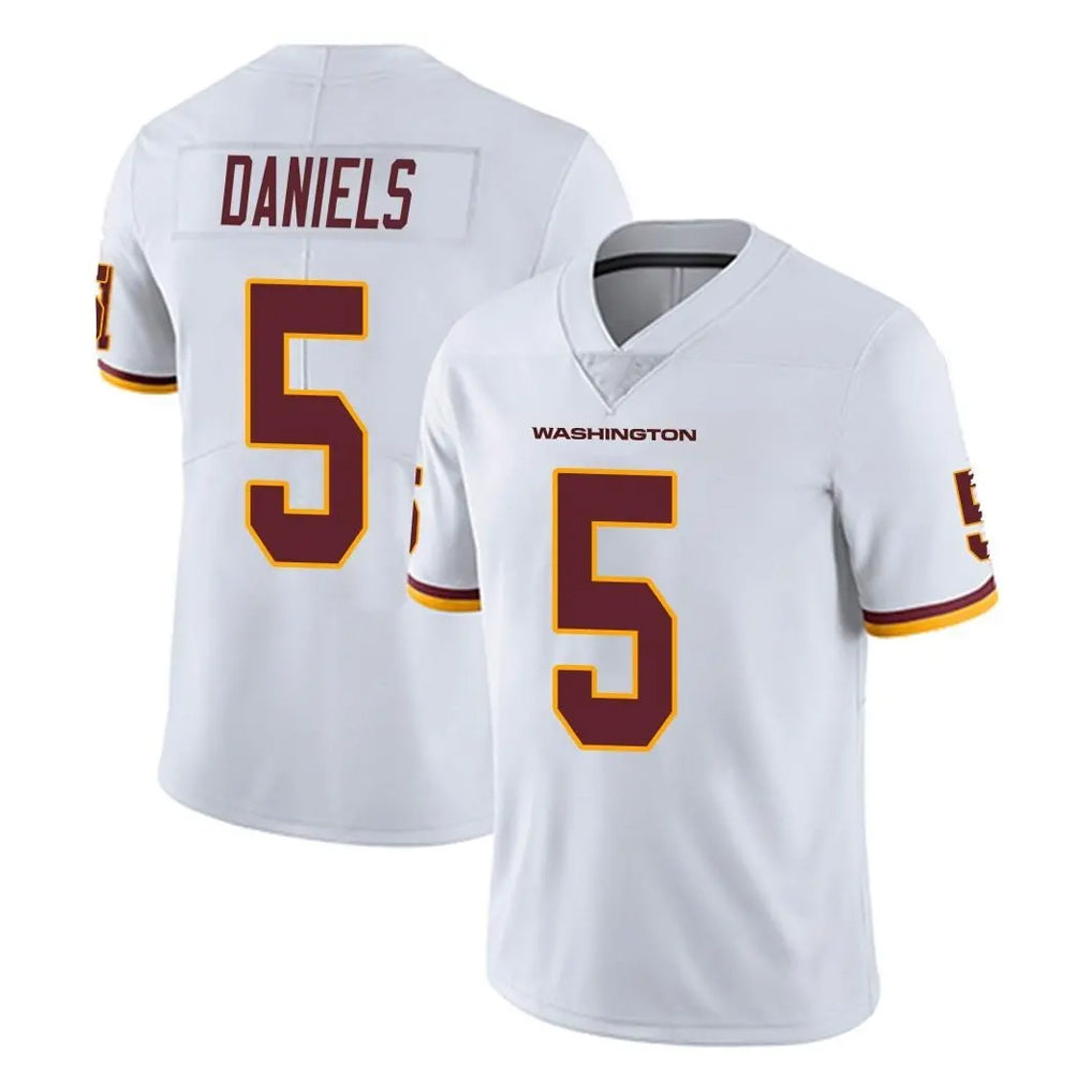 Yuxns W.Commanders #5 Jayden Daniels Player White Limited Vapor Untouchable Home Game Stitched Jerseys