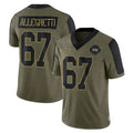 Yuxns W.Commanders #67 Nick Allegretti Player Olive Salute To Service Limited Game Stitched Jerseys