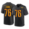 Yuxns W.Commanders #76 Sam Cosmi Player Black Home Game Stitched Jerseys