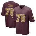 Yuxns W.Commanders #76 Sam Cosmi Player Burgundy Alternate Home Game Stitched Jerseys