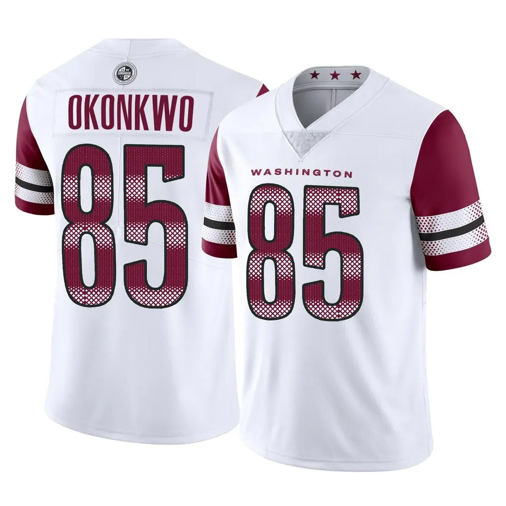 Yuxns W.Commanders #85 Chig Okonkwo Player White Limited Vapor Home Game Stitched Jerseys