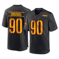 Yuxns W.Commanders #90 Charles Omenihu Player Black Home Game Stitched Jerseys
