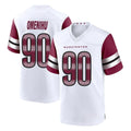 Yuxns W.Commanders #90 Charles Omenihu Player White Game Home Stitched Jerseys