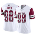 Yuxns W.Commanders #98 Odafe Oweh Player White Limited Vapor Home Game Stitched Jerseys