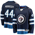 Yuxns W.Jets #44 Josh Morrissey Navy Breakaway Replica Jerseys