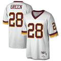 Yuxns W.Commanders #28 Darrell Green Mitchell & Ness White Legacy Replica Jersey Stitched Jerseys